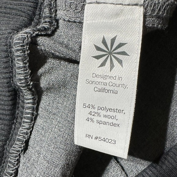 Athleta Work It City Wool Blend Pants 457923 Joggers Tapered Gray Size 8 T Tall - Picture 9 of 16